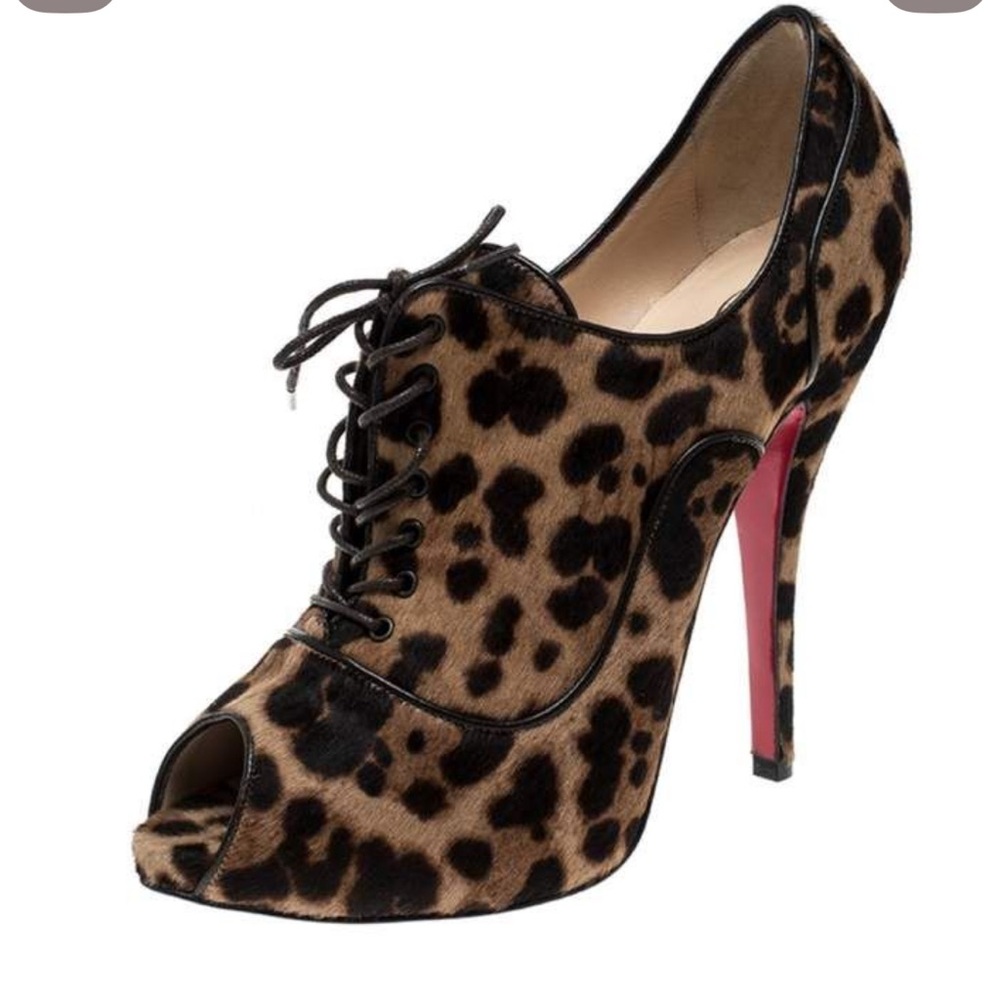 Christian Louboutin Leopard Print Heels